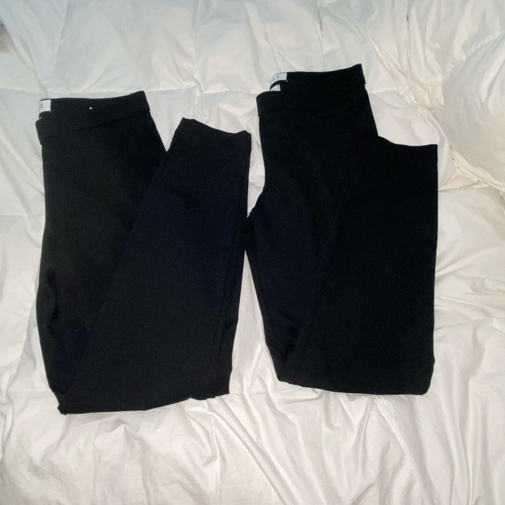 2 pair Womens soft dress pants